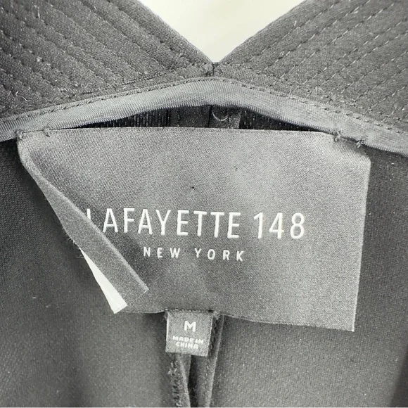 Lafayette 148 Silk Cardigan Womens Medium Sleeveless Jacket Quiet Luxury Capsule - Picture 3 of 7